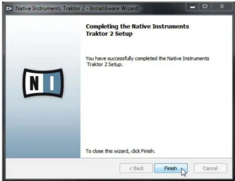 NATIVE INSTRUMENTS Traktor Scratch A10 - Terminate l'installation logicielle - 1