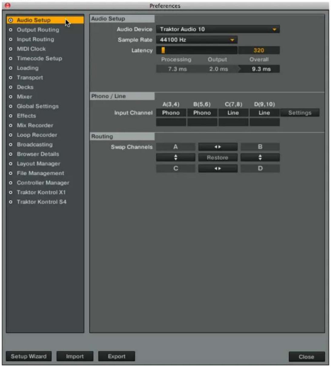 NATIVE INSTRUMENTS Traktor Scratch A10 - Si vous utilisez des platines CD : commutez les Decks - 2