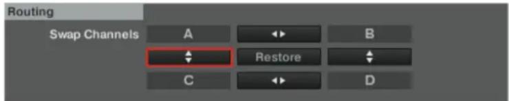 NATIVE INSTRUMENTS Traktor Scratch A10 - Si vous utilisez des platines CD : commutez les Decks - 3
