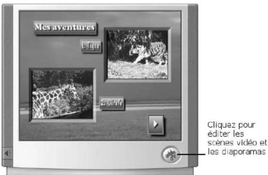 Mes aventures 1: Tigre 2: Giraté Cliquez pour éditer les scènes vidéo et les diaporamas