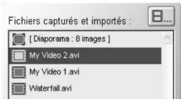 Fichiers capturés et importés : [ Diaporama : 8 images ] My Video 2.avi My Video 1.avi Waterfall.avi