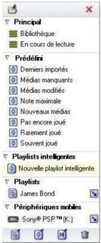 Avid Mobile Media Organizer - Créer une nouvelle playlist intelligente - 1