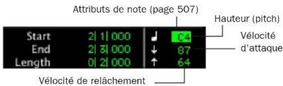 Avid Pro Tools 7.0 - Zone d'édition des événements - 1