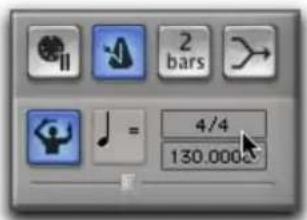 Avid Pro Tools 7.0 - Insertion manuelle d'un événement de métrique - 1