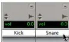 Avid Pro Tools 7.0 - Pour créer un groupe : - 1