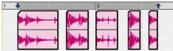 Avid Pro Tools 7.0 - Pour convertir une sélection de temps en sélection d'objet : - 2
