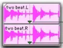 Avid Pro Tools 7.0 - Pour créer un point de synchronisation dans une région : - 1