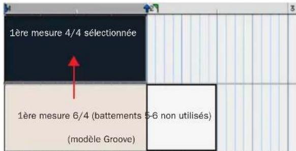 Avid Pro Tools 7.0 - Affectation du modèle à des temps non identiques - 2