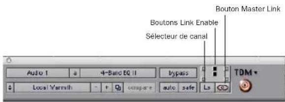 Avid Pro Tools 7.0 - Couplage et découplage des contrôles sur les plug-in multimono - 1