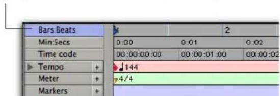 Avid Pro Tools 7.0 - Pour afficher les lignes de la grille dans la fenêtre Edit : - 2