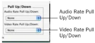 Avid Pro Tools 7.0 - Configuration des paramètres Pull Up et Pull Down - 1