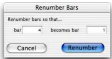 Avid Pro Tools 7.0 - Pour renuméroter les mesures : - 1