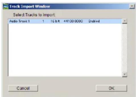 Avid Pro Tools 7.0 - Pour importer des pistes audio à partir d'une séquence QuickTime (à l'aide des commandes de menu) : - 1