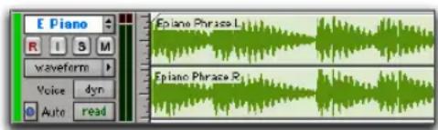 Avid Pro Tools 7.0 - Vue de piste - 1
