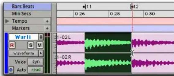 Avid Pro Tools 7.0 - Pour effectuer une sélection avec le sélecteur : - 1