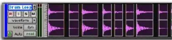 Avid Pro Tools 7.0 - Pour créer un groupe de régions : - 1