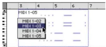 Avid Pro Tools 7.0 - Pour écouter les différentes prises d'enregistrement : - 1