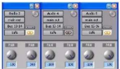 Avid Pro Tools 7.0 - Liaison de panoramique - 1