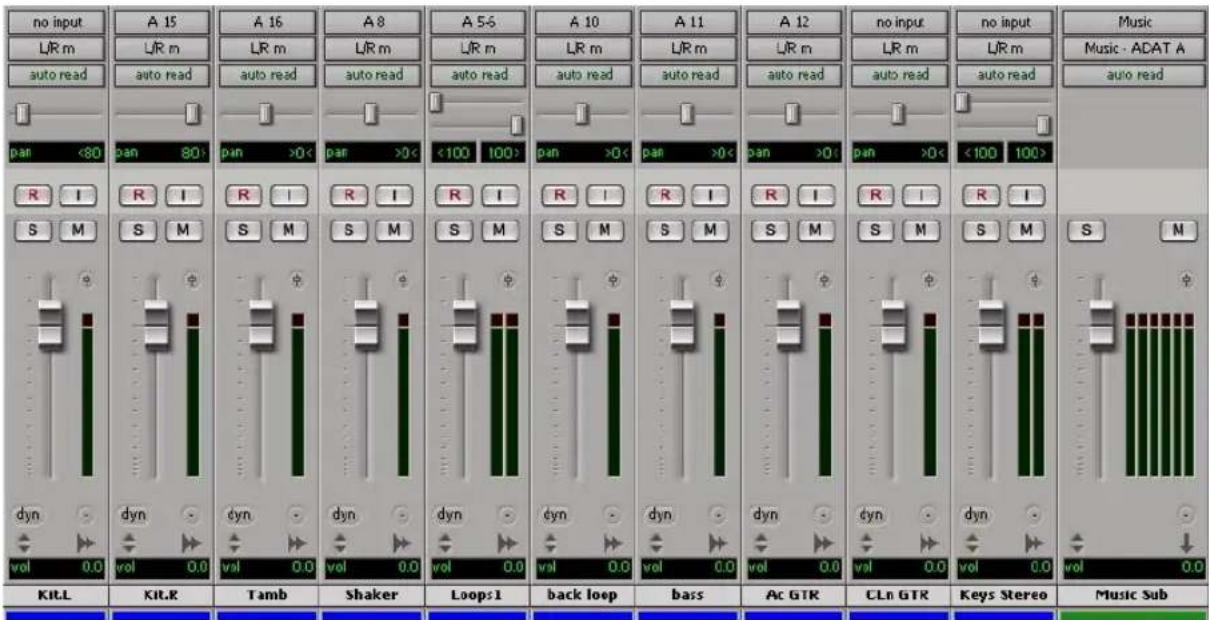 Avid Pro Tools 7.0 - Exemples de prémixages - 2