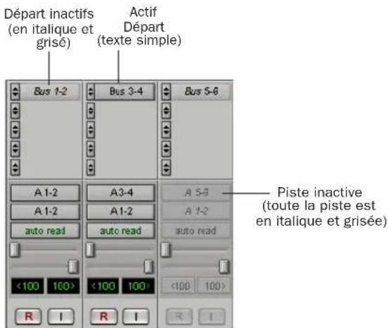 Avid Pro Tools 7.0 - Départs inactifs - 1