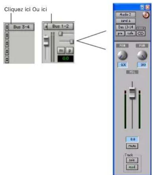 Avid Pro Tools 7.0 - Pour ouvrir une fenêtre Send : - 1