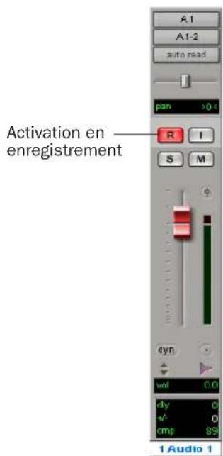 Avid Pro Tools 7.0 - Pour configurer une piste audio en enregistrement : - 7