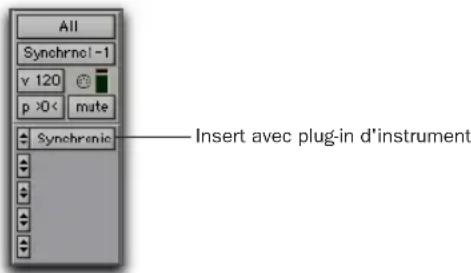 Avid Pro Tools 7.0 - Insertion de plug-in d'instrument sur les pistes d'instrument - 1