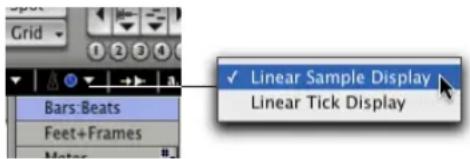 Avid Pro Tools 7.0 - Modification du mode d'affichage linéaire - 1