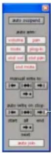 Avid Pro Tools 7.0 - Ecriture de données d'automation à l'ensemble, au début ou à la fin d'une sélection A l'arrêt - 1