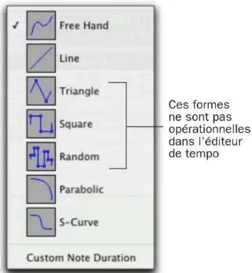 Avid Pro Tools 7.0 - Dessin d'événements de tempo - 1