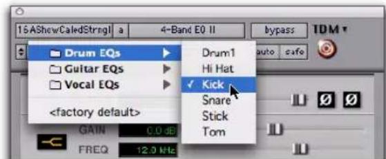 Avid Pro Tools 7.0 - Création de sous-dossiers de paramètres - 1