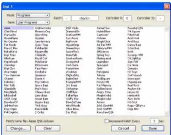 Avid Pro Tools 7.0 - Pour importer des noms de patch MIDI dans Pro Tools : - 3