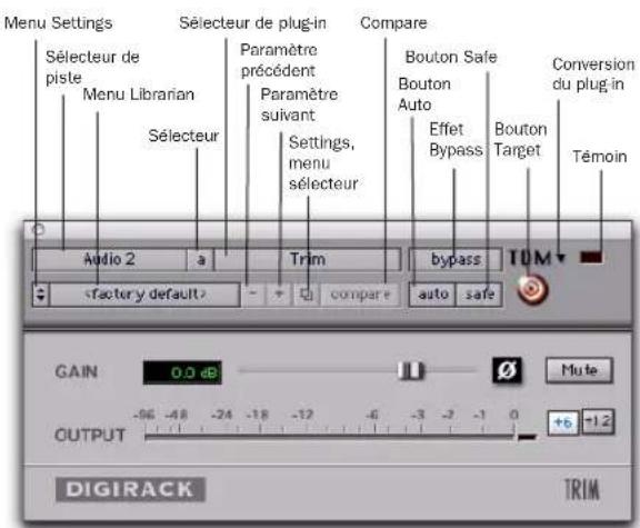 Avid Pro Tools 7.0 - Fenêtre Plug-In - 2