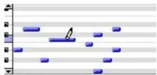 Avid Pro Tools 7.0 - Pour supprimer une seule note MIDI avec le crayon : - 1