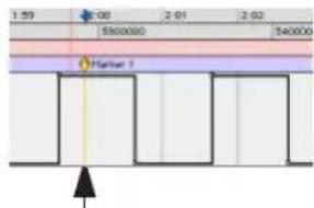 Avid Pro Tools 7.0 - Pour rallonger un état Mute sur une piste : - 2