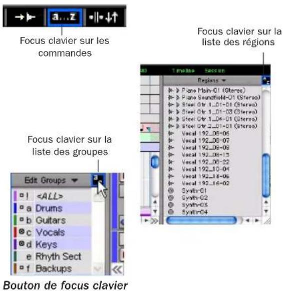 Avid Pro Tools 7.0 - Focus clavier - 1