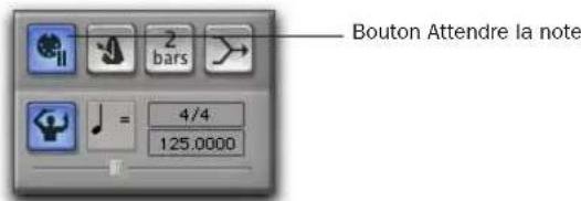 Avid Pro Tools 7.0 - Pour activer Wait for Note : - 2