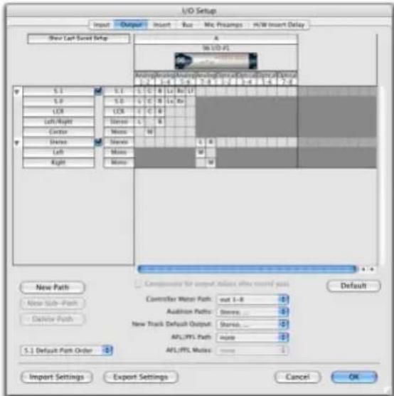 Avid Pro Tools 7.0 - Pour créer une session pour un mixage multicanal : - 2