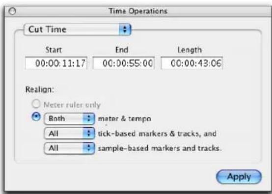 Avid Pro Tools 7.0 - Suppression de temps - 1