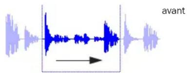 Avid Pro Tools 7.0 - Déplacement par incrément du contenu d'une région - 1