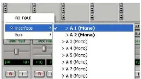 Avid Pro Tools 7.0 - Pour configurer une piste audio en enregistrement : - 3
