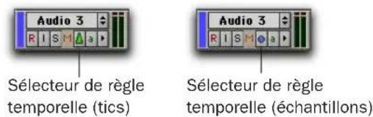 Avid Pro Tools 7.0 - Pour appliquer une autre règle temporelle à une piste, procédez comme suit : - 2