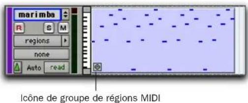 Avid Pro Tools 7.0 - Format temporel des groupes de régions - 2