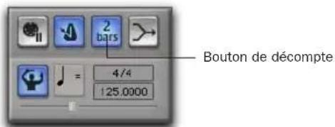 Avid Pro Tools 7.0 - Pour activer le métronome dans la fenêtre Transport : - 3