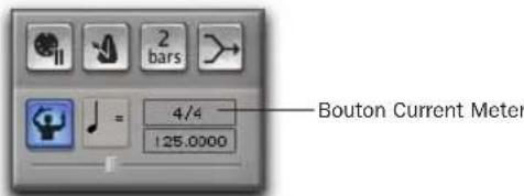 Avid Pro Tools 7.0 - Pour définir la métrique par défaut d'une session : - 1