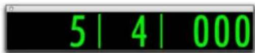 Avid Pro Tools 7.0 - Pour afflicher la fenêtre Big Counter : - 1