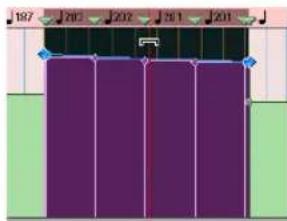 Avid Pro Tools 7.0 - Pour mettre à l'échelle des événements de tempo sélectionnés à l'aide de l'outil de trimming : - 1