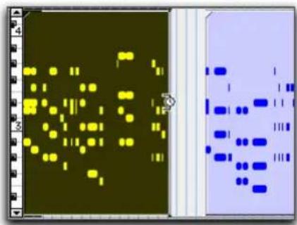 Avid Pro Tools 7.0 - Fonction de compression/extension temporelle pour les régions MIDI - 2