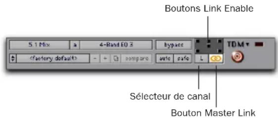 Avid Pro Tools 7.0 - Couplage et découplage des contrôles sur les plug-in multimono - 1