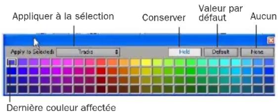 Avid Pro Tools 7.0 - Palette de couleurs - 1